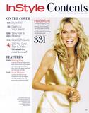 Heidi Klum leggy in InStyle Magazine December 2008 - Hot Celebs Home